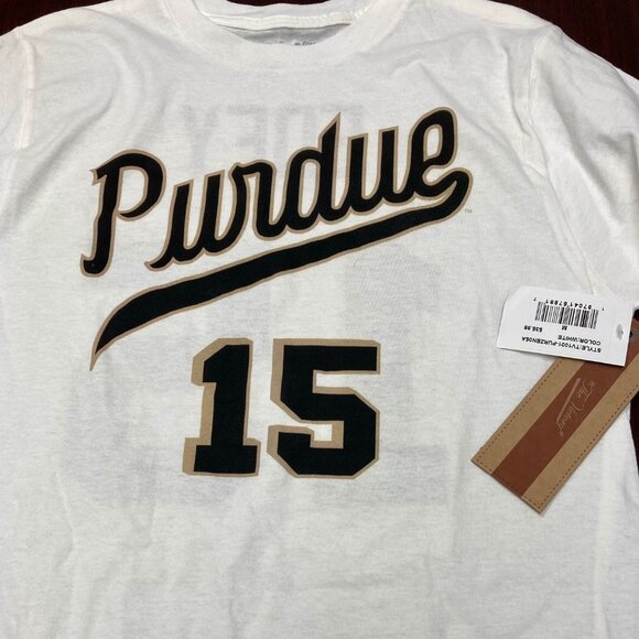 NWT Purdue Zach Edey Jersey T-Shirt - Picture 1 of 3